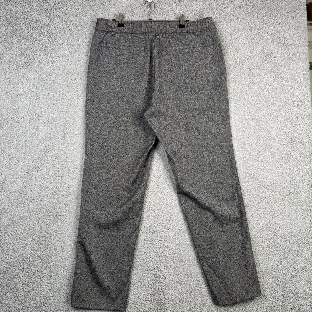 Banana Republic Pants Mens 36x32 Gray Herringbone Mason Athletic Fit Tapered NWT